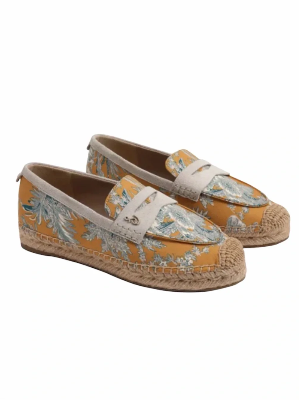 Sam Edelman |  Kai Espadrilles in Washed Marigold Floral Print Size 10 NWOB